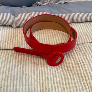 Chic Red Women's Belt